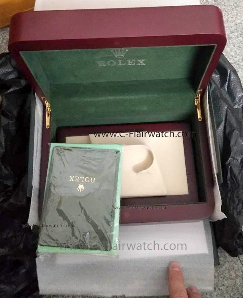 Red Wooden Rolex Box Fake - Fast Shipping